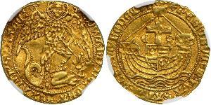  Angel Kingdom of England (927-1649,1660-1707) Gold Edward IV (1442-1483)