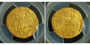  Angel Kingdom of England (927-1649,1660-1707) Gold Edward IV (1442-1483)