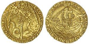  Angel Kingdom of England (927-1649,1660-1707) Gold Edward IV (1442-1483)