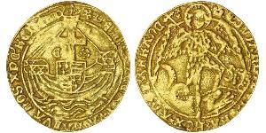  Angel Kingdom of England (927-1649,1660-1707) Gold Edward IV (1442-1483)