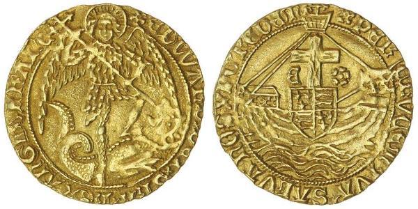  Angel Kingdom of England (927-1649,1660-1707) Gold Edward IV (1442-1483)