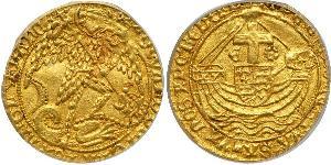  Angel Reino de Inglaterra (927-1649,1660-1707) Oro Eduardo IV (1442-1483)