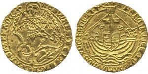  Angel Reino de Inglaterra (927-1649,1660-1707) Oro Eduardo IV (1442-1483)