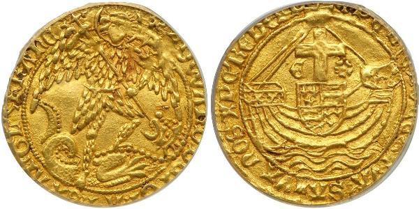  Angel 英格兰王国 金 Edward IV (1442-1483)