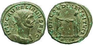  Antoninian Römische Kaiserzeit (27BC-395) Bronze Aurelian (215-275)