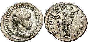  Antoninian Römische Kaiserzeit (27BC-395) Silber Gordian III.(225-244)