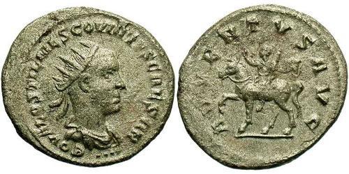  Antoninian Römische Kaiserzeit (27BC-395) Silber Hostilian (230-251)