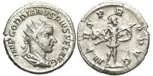  Antoninian Römische Kaiserzeit (27BC-395) Silber Gordian III.(225-244)