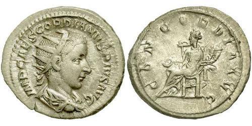  Antoninian Römische Kaiserzeit (27BC-395) Silber Gordian III.(225-244)