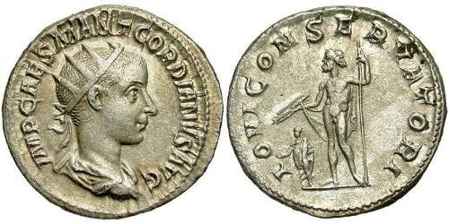 Antoninian Römische Kaiserzeit (27BC-395) Silber Gordian III.(225-244)