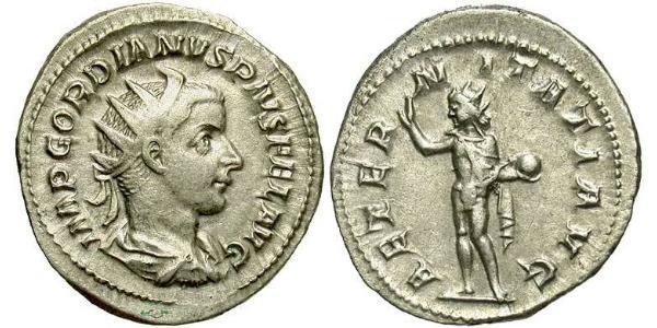 Antoninian Römische Kaiserzeit (27BC-395) Silber Gordian III.(225-244)
