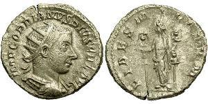  Antoniniano Impero romano (27BC-395) Argento Gordiano III(225-244)