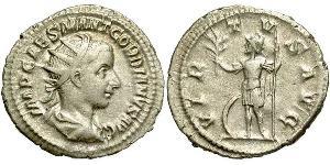  Antoniniano Impero romano (27BC-395) Argento Gordiano III(225-244)