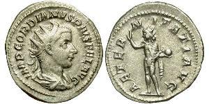  Antoniniano Impero romano (27BC-395) Argento Gordiano III(225-244)