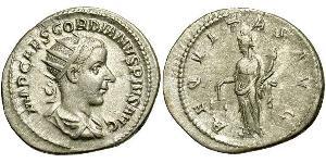  Antoniniano Impero romano (27BC-395) Argento Gordiano III(225-244)