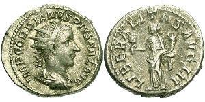  Antoniniano Impero romano (27BC-395) Argento Gordiano III(225-244)