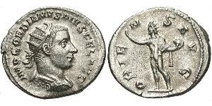  Antoniniano Impero romano (27BC-395) Argento Gordiano III(225-244)