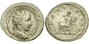  Antoniniano Impero romano (27BC-395) Argento Gordiano III(225-244)