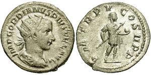  Antoniniano Impero romano (27BC-395) Argento Gordiano III(225-244)
