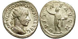  Antoniniano Impero romano (27BC-395) Argento Gordiano III(225-244)