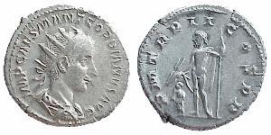  Antoniniano Impero romano (27BC-395) Argento Gordiano III(225-244)
