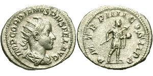 Antoniniano Impero romano (27BC-395) Argento Gordiano III(225-244)