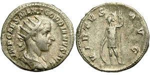  Antoniniano Impero romano (27BC-395) Argento Gordiano III(225-244)