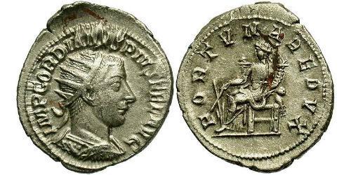  Antoniniano Impero romano (27BC-395) Argento Gordiano III(225-244)
