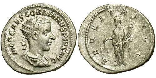  Antoniniano Impero romano (27BC-395) Argento Gordiano III(225-244)