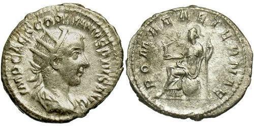  Antoniniano Impero romano (27BC-395) Argento Gordiano III(225-244)