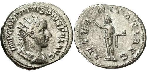 Antoniniano Impero romano (27BC-395) Argento Gordiano III(225-244)