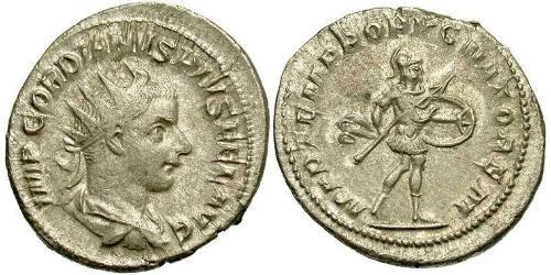  Antoniniano Impero romano (27BC-395) Argento Gordiano III(225-244)