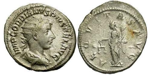  Antoniniano Impero romano (27BC-395) Argento Gordiano III(225-244)