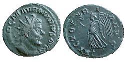  Antoniniano Impero delle Gallie (260-274) Biglione Argento Marco Aurelio Mario (?-269)