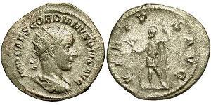  Antoniniano Imperio romano (27BC-395) Plata Gordiano III(225-244)
