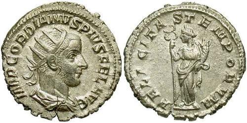  Antoninianus Roman Empire (27BC-395) Silver Gordian III (225-244)