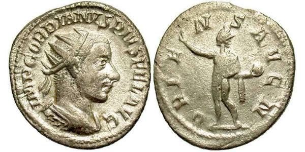  Antoninianus Roman Empire (27BC-395) Silver Gordian III (225-244)