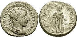  Antoninianus 羅馬帝國 銀 戈爾迪安三世(225-244)