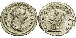 Antoninianus 羅馬帝國 銀 戈爾迪安三世(225-244)