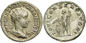  Antoninianus 羅馬帝國 銀 戈爾迪安三世(225-244)