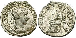  Antoninianus 羅馬帝國 銀 戈爾迪安三世(225-244)