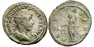  Antoninianus 羅馬帝國 銀 戈爾迪安三世(225-244)
