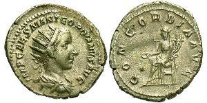  Antoninianus 羅馬帝國 銀 戈爾迪安三世(225-244)