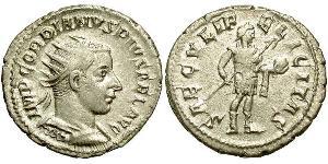  Antoninianus 羅馬帝國 銀 戈爾迪安三世(225-244)