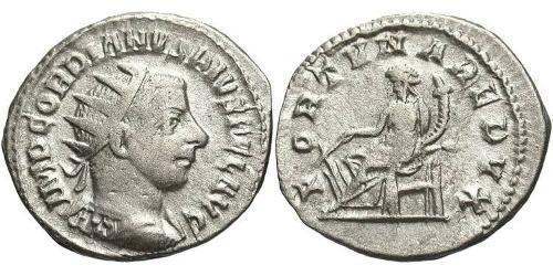 Antoninianus 羅馬帝國 銀 戈爾迪安三世(225-244)