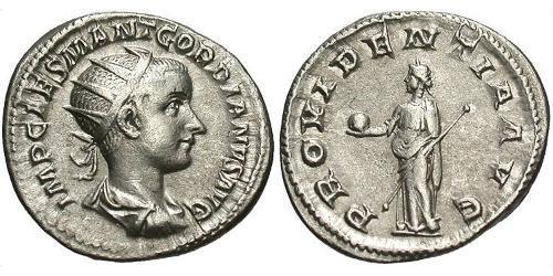  Antoninianus 羅馬帝國 銀 戈爾迪安三世(225-244)
