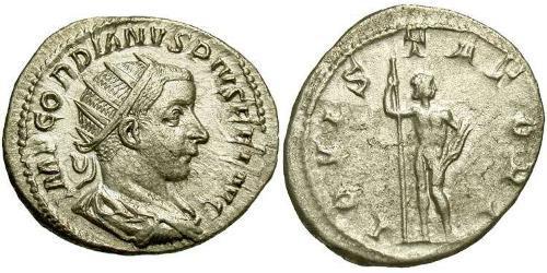  Antoninianus 羅馬帝國 銀 戈爾迪安三世(225-244)