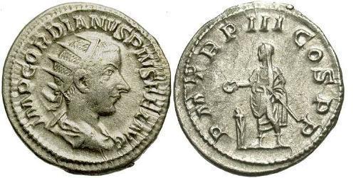  Antoninianus 羅馬帝國 銀 戈爾迪安三世(225-244)