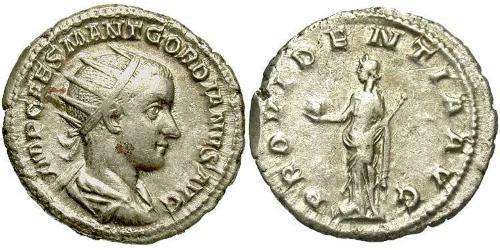  Antoninianus 羅馬帝國 銀 戈爾迪安三世(225-244)