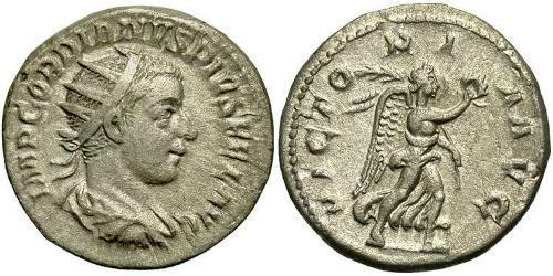  Antoninianus 羅馬帝國 銀 戈爾迪安三世(225-244)
